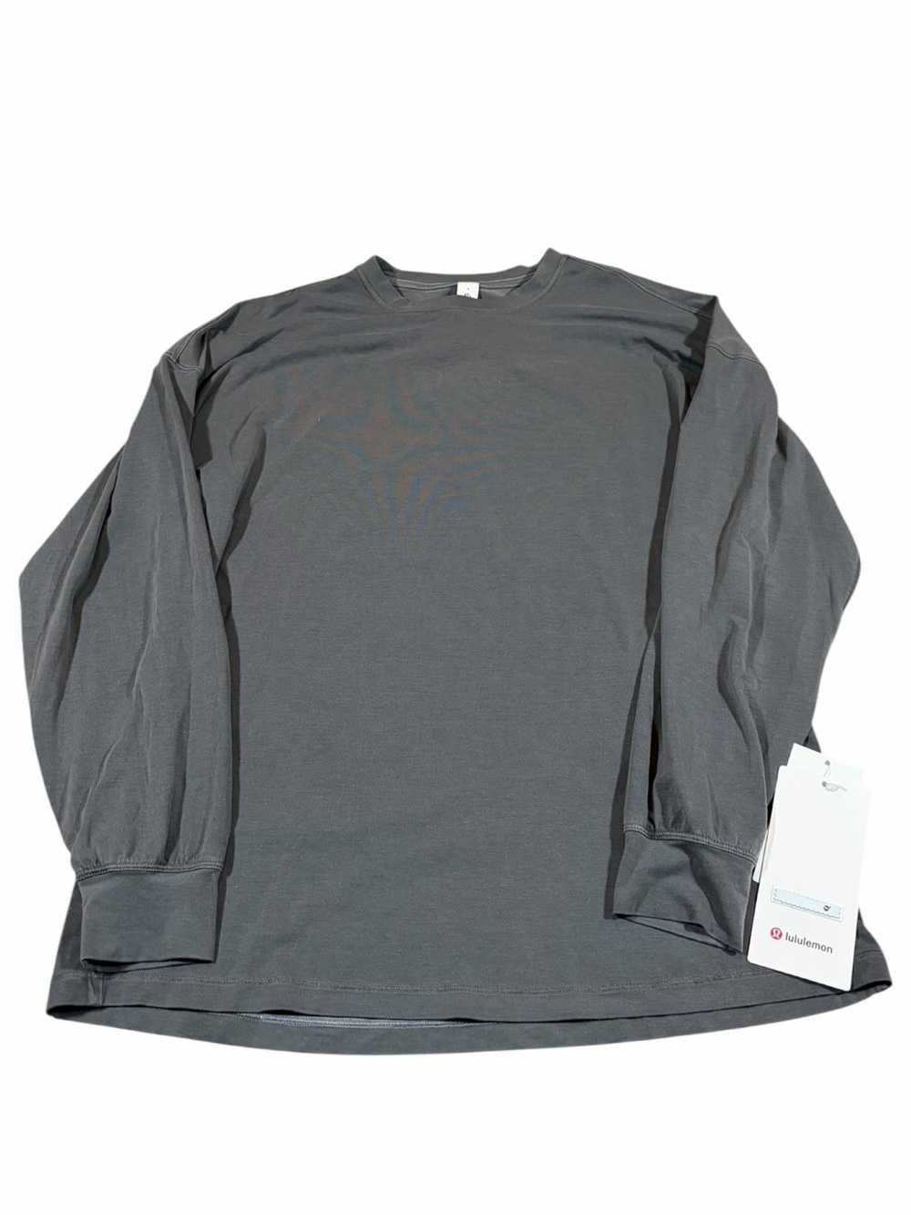 NWT Lululemon Easy Set Relaxed Long Sleeve *Wash (Dilute Wash Graphite Grey) 6